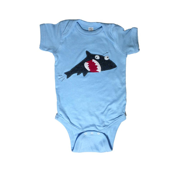 Baby Onesie - Shark + Fish - mi cielo x Matthew Langille