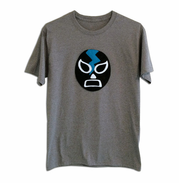 Luchador Negro - Black Mexican Wrestler Men's T-Shirt