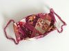 Washable Reusable [Adult Size] Face Mask - Made of Japanese Fabric - Pink Flowers