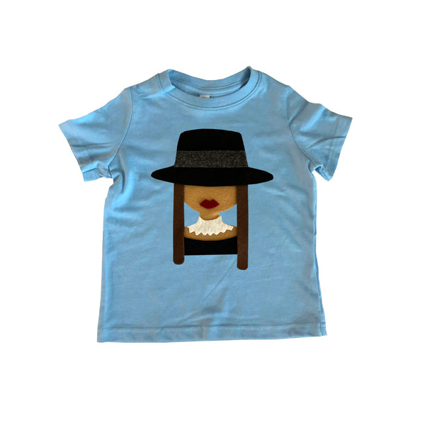Queen B Kids Tee - Light Blue