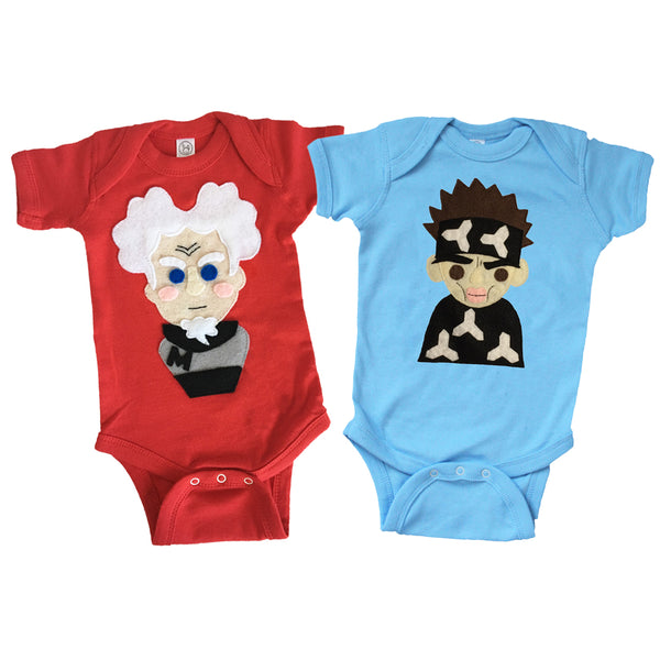I am The Supermodel! - Zoolander & Mugatu Inspired Baby Bodysuit Combo