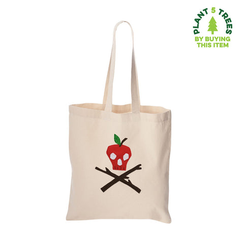 Poison Apple - Ivory Tote Bag- mi cielo x Donald Robertson