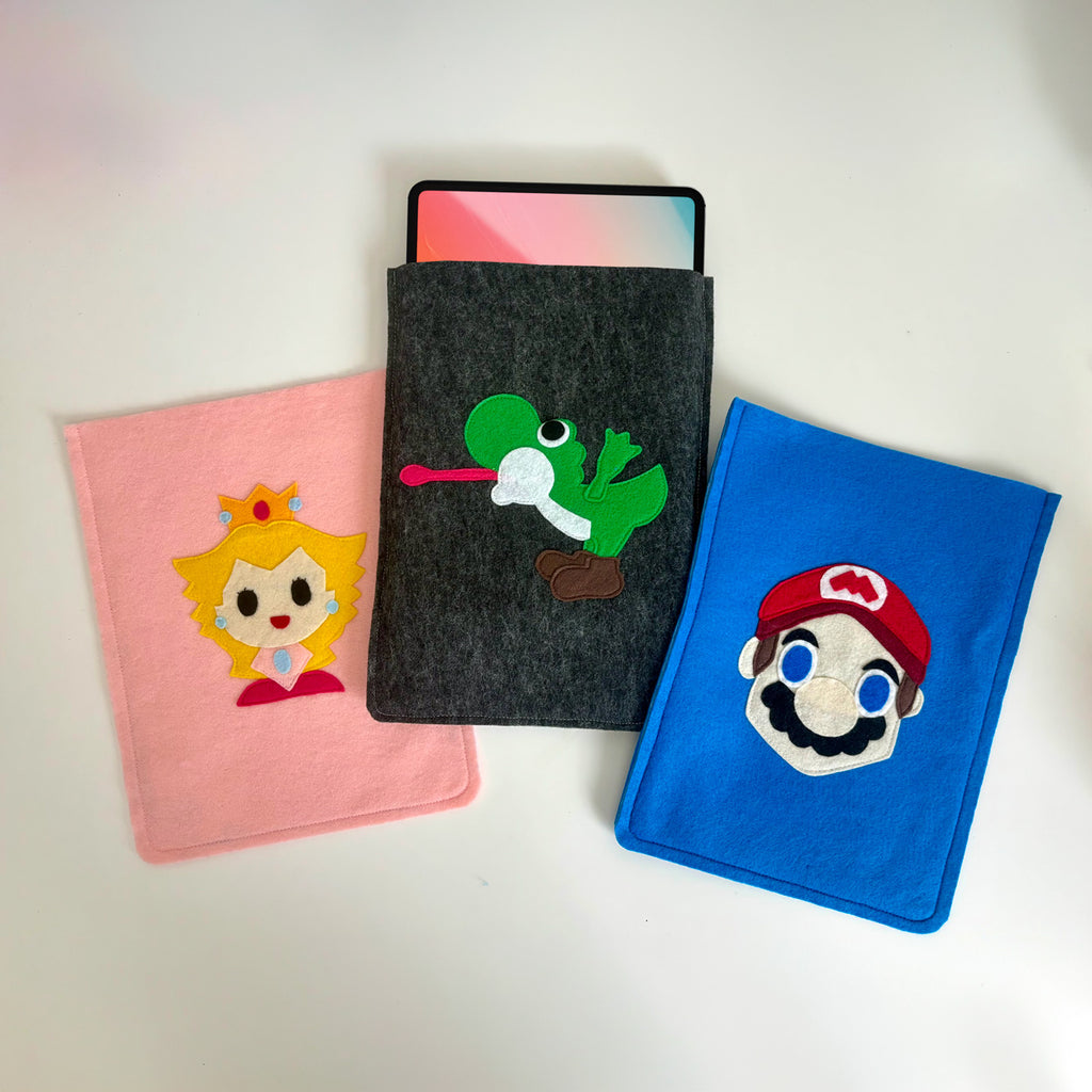 Handmade iPad Case - Recycled Felt Sleeve