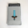 Minecraft Handmade Chromebook Case - Recycled Felt Sleeve