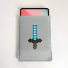 Minecraft Handmade iPad Case - Recycled Felt Sleeve