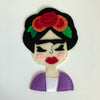 Frida - Iron On Applique/Patch - Made Out of 100% Recycled Felts