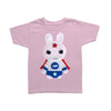 Kids Superhero Cape and Shirt - Team Super Animals - Star Bunny
