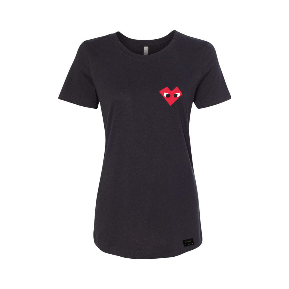 I Heart - Womens Black Shirt - mi cielo x Donald Robertson