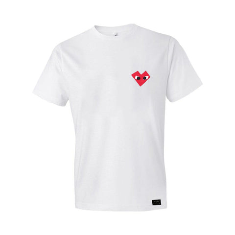 I Heart - Mens White Shirt - mi cielo x Donald Robertson