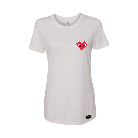 I Heart - Womens White Shirt - mi cielo x Donald Robertson