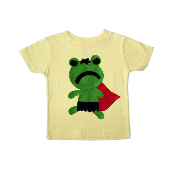 Kids Superhero Shirt - Team Super Animals - Hopper Froggy