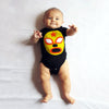 Baby Onesie - Luchador Amarillo - Yellow Mexican Wrestler