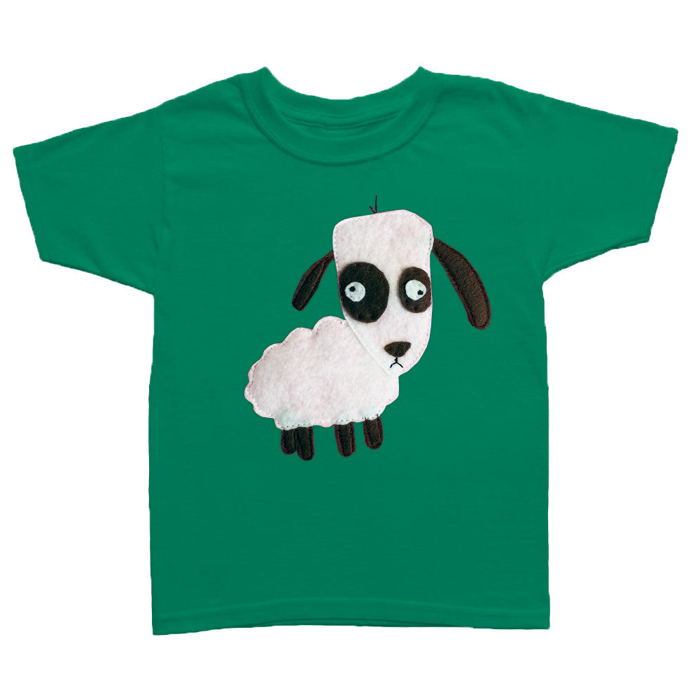 Kids T-shirt - Sheep - mi cielo x Matthew Langille - green