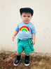 Aloha Rainbow - Kids Baby Blue Shirt – Boys or Girls