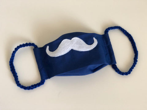 Fun Mustache [Adult Size] Face Mask - Washable and Reusable