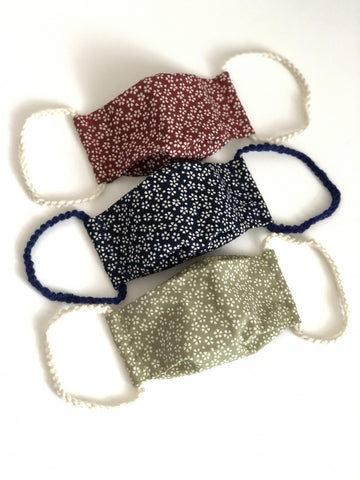 Washable Reusable [Adult Size] Face Mask - Made of Japanese Fabric - Cherry Blossoms