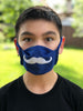 Fun Mustache [Adult Size] Face Mask - Washable and Reusable