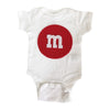 Merry Christmas - M and M's Baby Bodysuit - Green