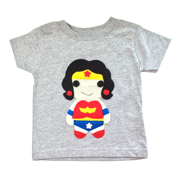 Kids Superhero Shirt - Wonder Girl